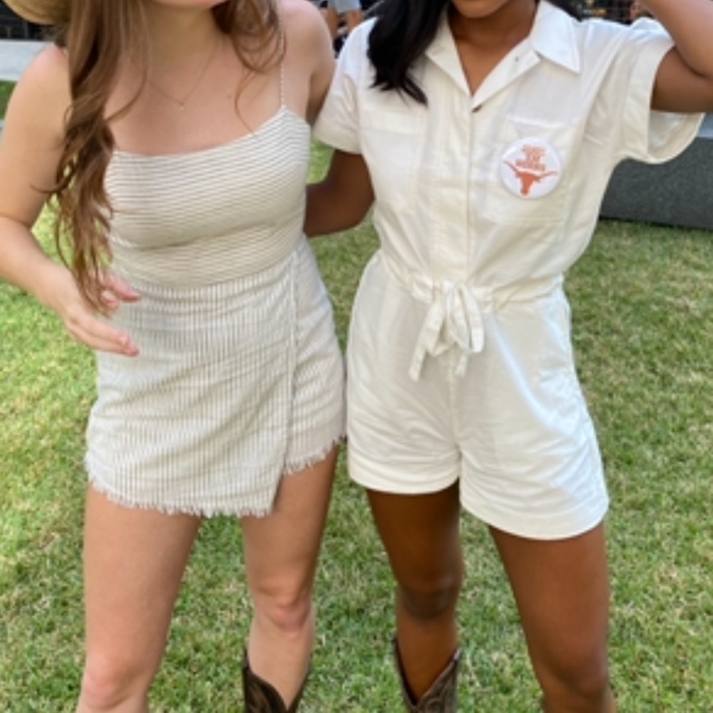 H&M White Romper/Jumpsuit
